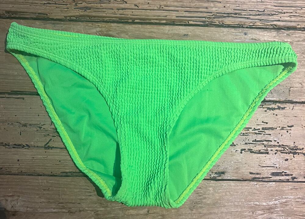 Cabana del Sol Womens Size M Lime Green Bikini Bottom NWOT